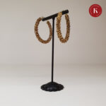 Antique Gold Hoop Earring
