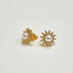 22ct Gold Pearl Stud Earrings