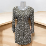Leaf Whisper Cotton Silk Short Kurti
