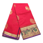 Cotton Silk Saree Red