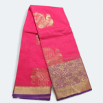 Cotton Silk Saree Deep Pink