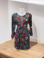 Floral Elegance Cotton Silk Short Kurti - Image 3