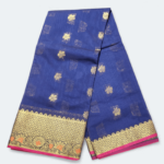 Cotton Silk Saree Blue