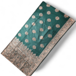 Katan Silk Saree Bottle Green