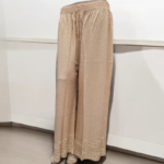 Heritage Charm Chikan Kari Cotton Plazo Pants
