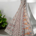 Printed Saree Gray