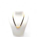 22ct Gold Bead Mangalsutra with Circle Pendant