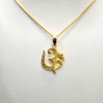 22ct Gold Om Pendant