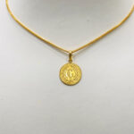 22ct Gold Laxmi Coin Pendant - Image 2