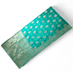 Katan silk green saree with stone