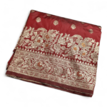 Katan Silk Saree Maroon/Gold