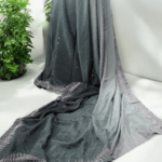 Ombre Crystal Chiffon Saree