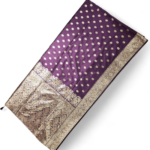 Katan Silk Saree Wine/Gold
