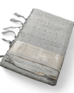 Kusum Silk Saree Gray - Image 2