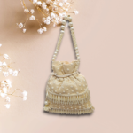 Charming Small Pearl & Hanging Flower Bag With Champion Color