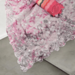 Pink Soft Tissue Saree with Crystal Work