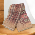 Printed tissue with Bold Floral design Light Yellow ( Golden )