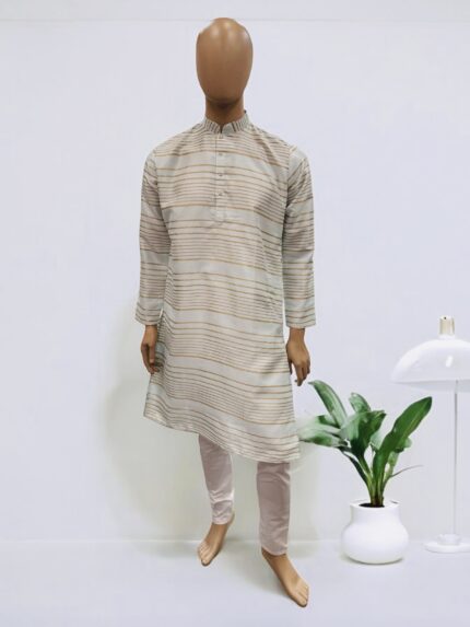 Blue Men's Kurta Pyjama