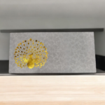 White With Golden Envelope