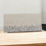 Offwhite with silver Envelope