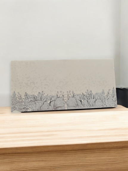 Offwhite with silver Envelope