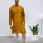 Mustard Men's Kurta Pyjama