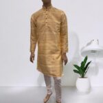 Baige Men's Kurta Pyjama