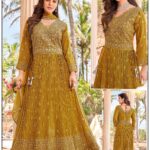Mustard Nayra Cut Plazzo