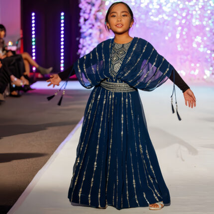 Navy Blue Girls Lahenga