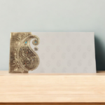 Offwhite with golden Envelope