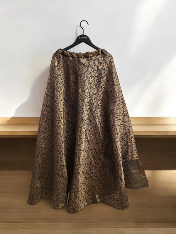 SK169_Z Elegant Indian Skirts Copper Golden - Image 1