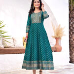 Fancy Turquoise Kurti