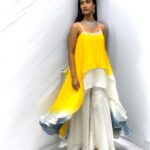 Yellow Plazzo Suit