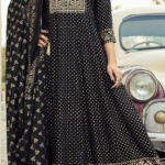 Black Soft Cotton Salwar Kameez