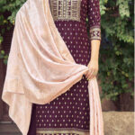 Purple Salwar Kameez