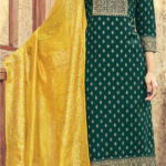 Bottle Green Salwar Kameez