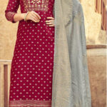 Maroon Salwar Kameez