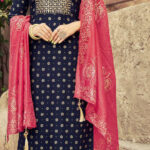 Navy Blue Salwar Kameez