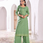 Mint Green Kurti Plazzo