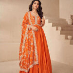 Orange Fancy Gown