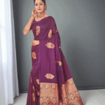 Purple Soft Silk Saree