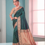 Sea Green Soft Silk Saree