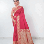 Rani Pink Soft Silk Saree