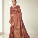 Copper Soft Silk Saree