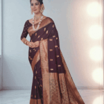 Marron Soft Silk Saree