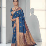 Teal Soft Silk Saree