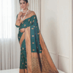 Sea Green Soft Silk Saree