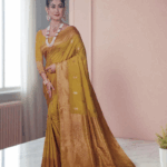Lemon Yellow Soft Silk Saree