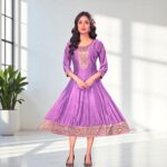 Purple Fancy Kurti