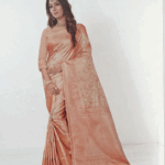 Light Orange Soft Silk Saree